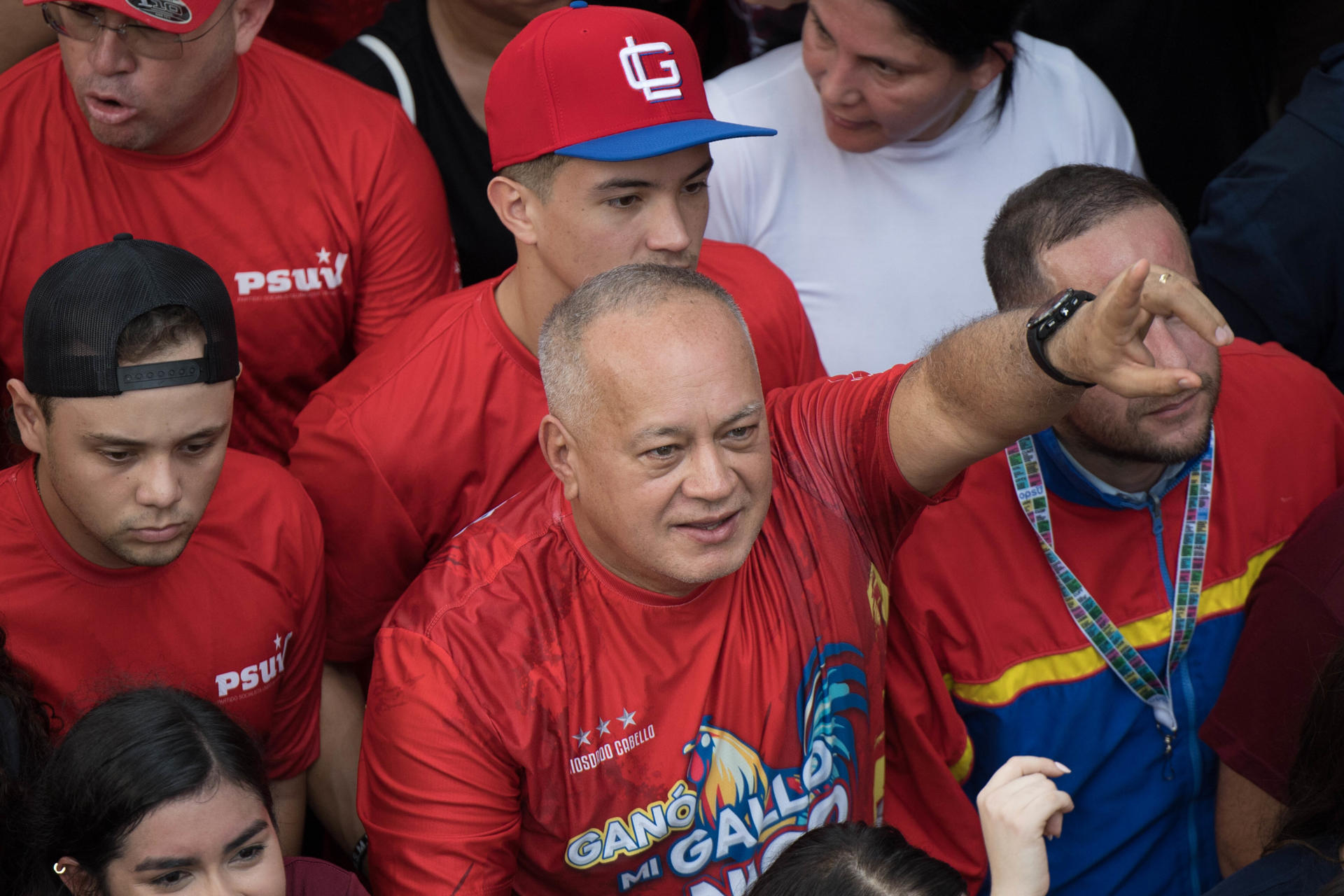 Fotografía de archivo del primer vicepresidente del Partido Socialista Unido de Venezuela (PSUV), Diosdado Cabello. EFE/ Miguel Gutiérrez