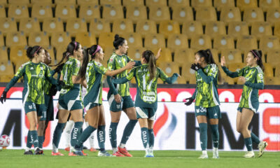 Imagen de archivo de las jugadoras de Tigres que celebran un gol. EFE/ Miguel Sierra