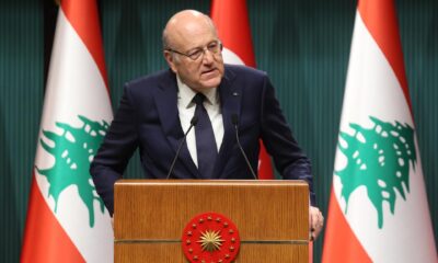 El primer ministro interino libanés, Najib Mikati, en una imagen del 18 de diciembre de 2024. EFE/EPA/NECATI SAVAS