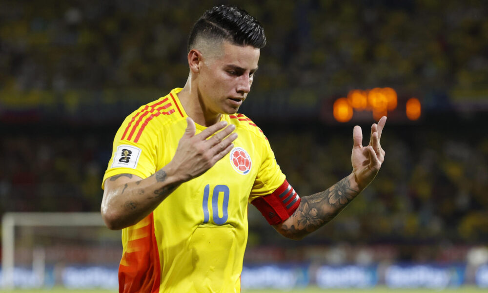 Fotografía de archivo donde aparece el jugador colombiano de fútbol, James Rodríguez. EFE/ Mauricio Dueñas Castañeda