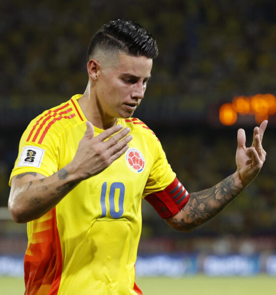 Fotografía de archivo donde aparece el jugador colombiano de fútbol, James Rodríguez. EFE/ Mauricio Dueñas Castañeda