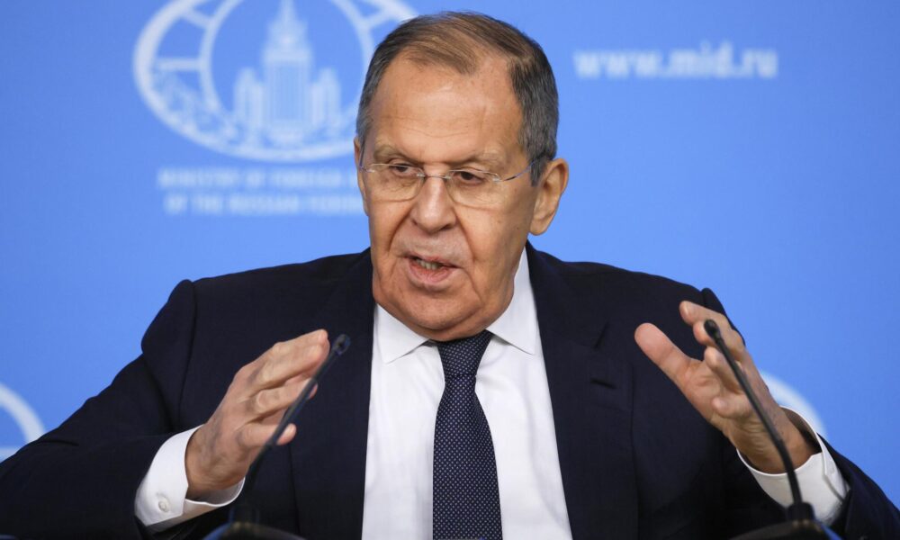 Imagen de Archivo del ministro de Exteriores ruso, Serguéi Lavrov.
 EFE/EPA/YURI KOCHETKOV