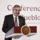 Imagen de archivo del canciller mexicano Juan Ramón de la Fuente, durante la conferencia de prensa matutina de la presidenta de México Claudia Sheinbaum en Palacio Nacional de la Ciudad de México (México). EFE/ José Méndez