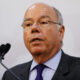 Fotografía de archivo del canciller de Brasil, Mauro Vieira, durante una conferencia de prensa, en la Residencia Presidencial, en Asunción (Paraguay). EFE/ Juan Pablo Pino