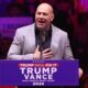 Fotografía de archivo de Dana White, empresario estadounidense y presidente de la UFC, durante un mitin realizado para el expresidente de EE.UU. y candidato presidencial republicano Donald Trump, en el Madison Square Garden de Nueva York, Nueva York, EE. UU., el 27 de octubre de 2024. EFE/EPA/SARAH YENESEL