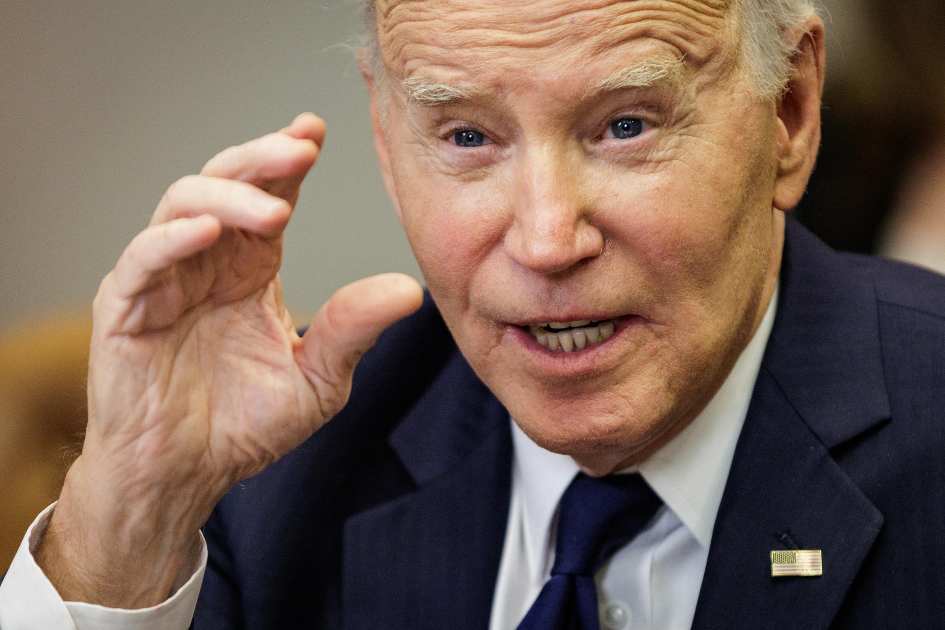 Fotografía del presidente de Estados Unidos, Joe Biden. EFE/Samuel Corum