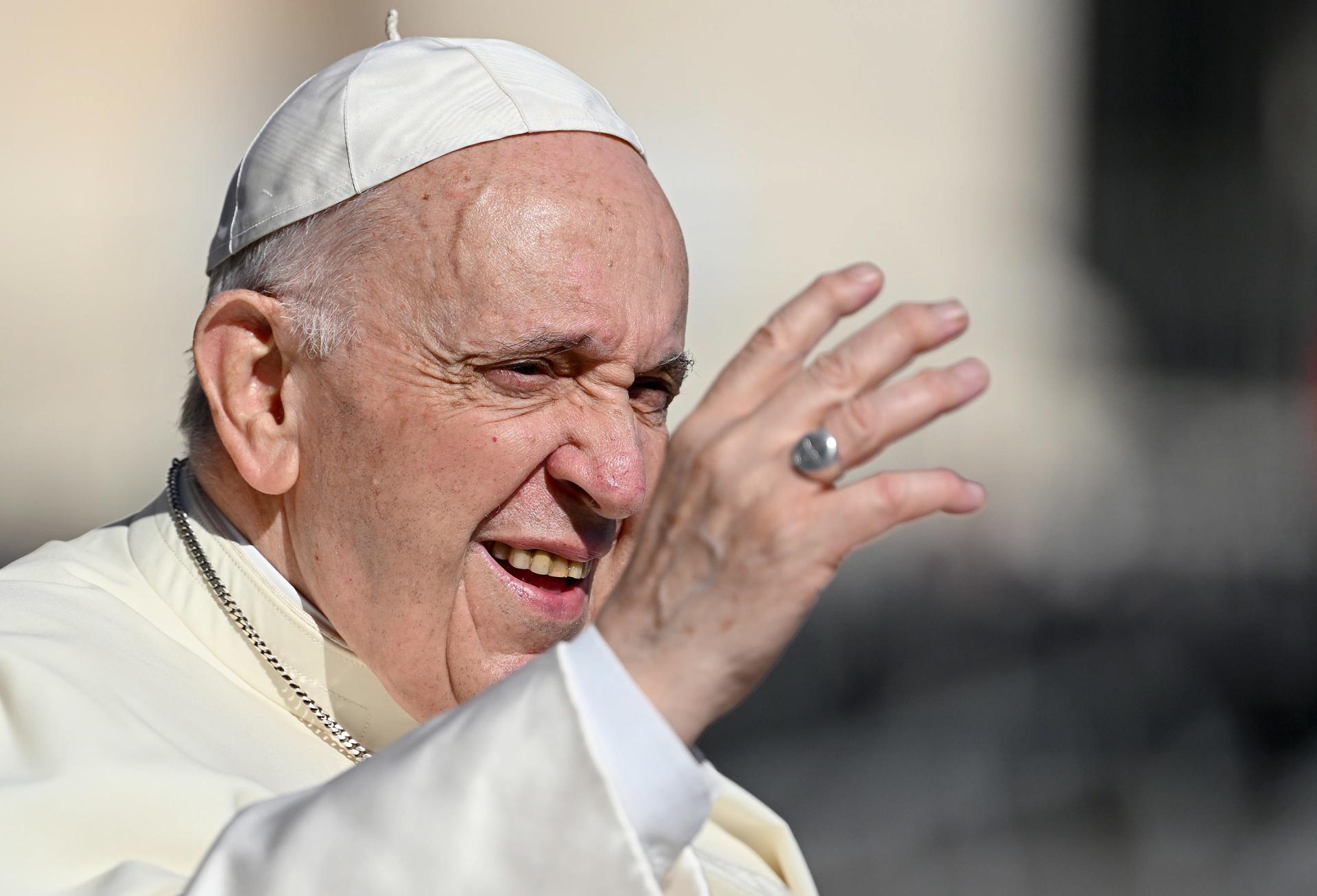 El papa Francisco. EFE/EPA/ETTORE FERRARI