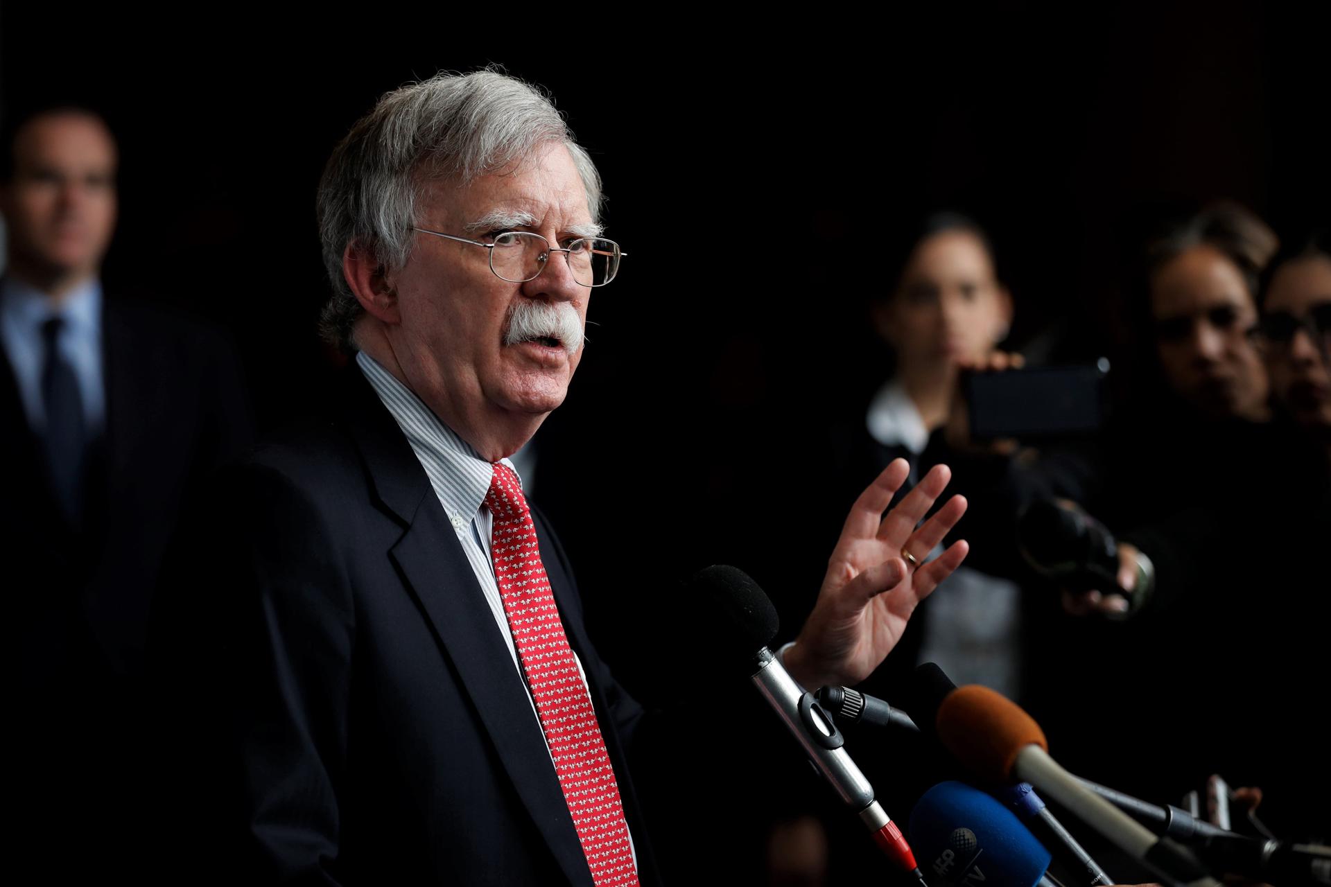 Imagen de archivo del exasesor de Seguridad Nacional de la Casa Blanca, John Bolton. EFE/ Paolo Aguilar