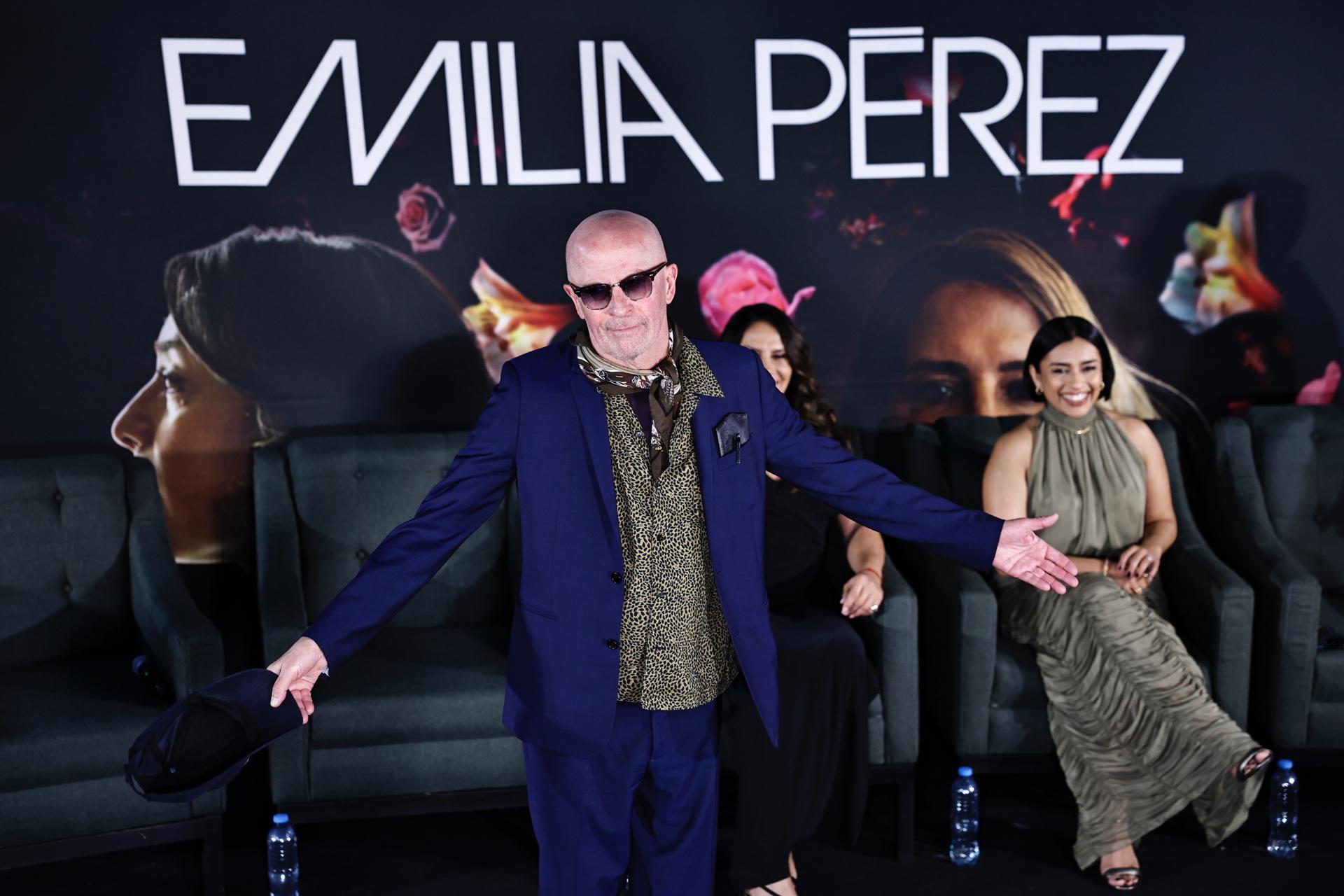 El director francés Jacques Audiard participa en una rueda de prensa de la película ‘Emilia Pérez’, este miércoles en Ciudad de México (México). EFE/Sáshenka Gutiérrez