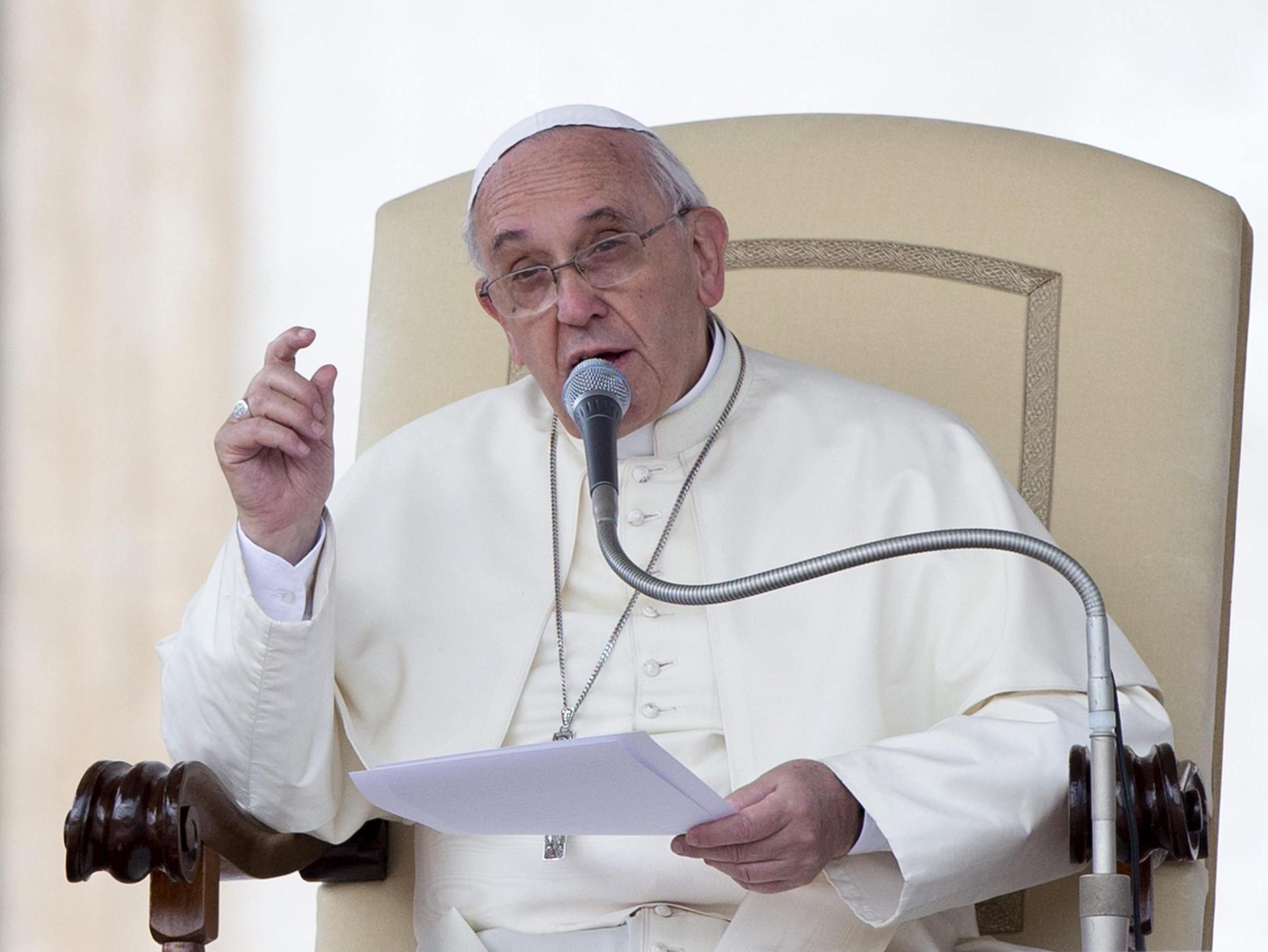 Imagen de archivo del papa Francisco. EFE/Claudio Peri