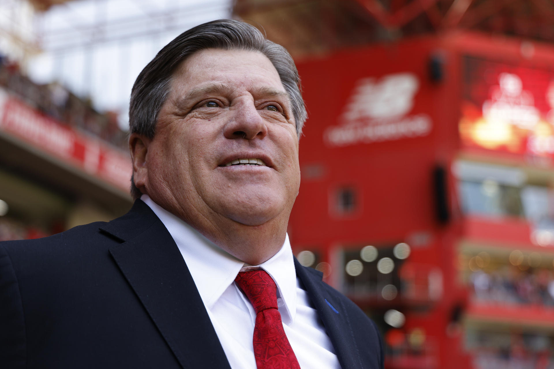 Fotografía de archivo del entrenador mexicano Miguel Herrera. EFE/Alex Cruz ARCHIVO