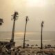 Los restos de casas destruidas por el incendio forestal de Palisades en una playa de Malibú, California, EE.UU., el 8 de enero de 2025. EFE/EPA/Allison Dinner