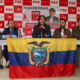 El candidato presidencial del Partido Socialista Ecuatoriano (PSE), Pedro Granja (c), habla durante una rueda de prensa este viernes, en Quito (Ecuador). EFE/José Jácome