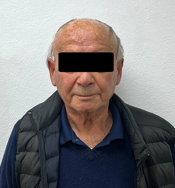 Fotografía manipulada de origen cedida por la Secretaría de Seguridad Pública Ciudadana (SSPC), donde se observa al presunto inculpado Guillermo Álvarez, ex presidente del equipo de fútbol Cruz Azul, detenido este jueves en la Ciudad de México (México). EFE/ Secretaría de Seguridad Pública Ciudadana /SOLO USO EDITORIAL/SOLO DISPONIBLE PARA ILUSTRAR LA NOTICIA QUE ACOMPAÑA (CRÉDITO OBLIGATORIO) MAXIMA CALIDAD DISPONIBLE