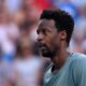 El tenista francés Gael Monfils durante su partido de cuarta ronda de individual masculino contra el estadounidense Ben Shelton en el Abierto de Australia en Melbourne. EFE/EPA/JAMES ROSS