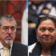 Combo de dos fotografías de archivo del presidente de Guatemala, Bernardo Arévalo de León, y la fiscal general y jefa del Ministerio Público (Fiscalía) de Guatemala, Consuelo Porras Argueta en Ciudad de Guatemala (Guatemala). EFE/ Edwin Bercián/ /Oliver De Ros