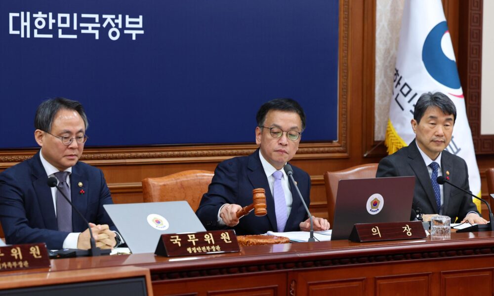 El presidente interino de Corea del Sur, Choi Sang-mok. EFE/EPA/YONHAP SOUTH KOREA OUT