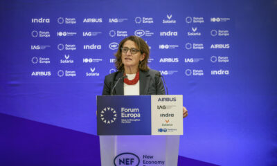 La vicepresidenta ejecutiva de la Comisión Europea para una Transición Limpia, Justa y Competitiva, Teresa Ribera. EFE/Pablo Garrigós Cucarella