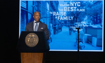 Imagen de archivo del alcalde de Nueva York, Eric Adams. EFE/ Ángel Colmenares