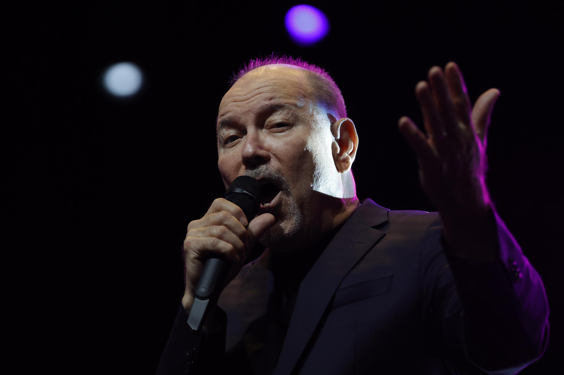 Fotograía de archivo en donde se ve al cantante Rubén Blades. EFE/ Bienvenido Velasco