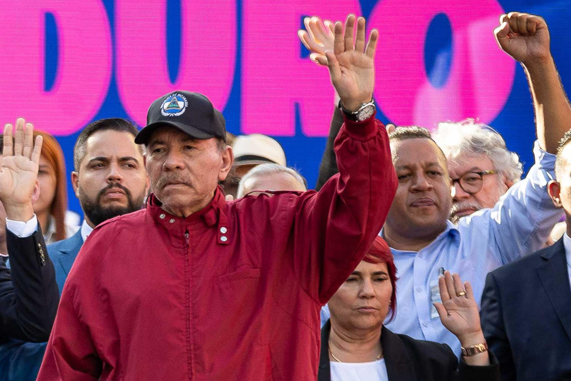 Fotografía del 10 de enero de 2025 del presidente de Nicaragua, Daniel Ortega, en un acto en Caracas (Venezuela). EFE/ Ronald Peña R.