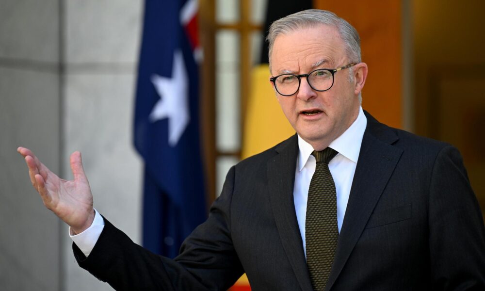 Fotografía de archivo del primer ministro de Australia, Anthony Albanese.
EFE/EPA/LUKAS COCH AUSTRALIA AND NEW ZEALAND OUT