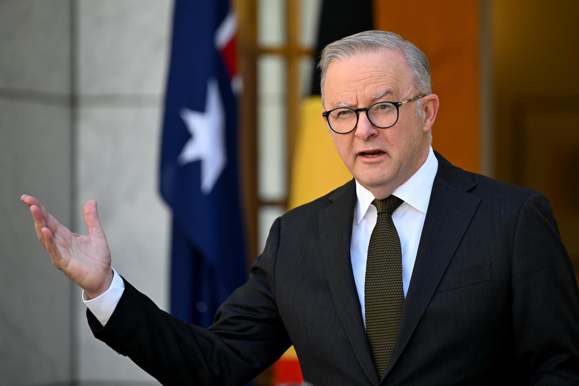 Fotografía de archivo del primer ministro de Australia, Anthony Albanese.
EFE/EPA/LUKAS COCH AUSTRALIA AND NEW ZEALAND OUT