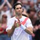 El portugués Nuno Borges celebra su victoria sobre el australiano Jordan Thompson. Será el rival de Carlos Alcaraz en la tercera ronda del Abierto de Australia. EFE/EPA/JAMES ROSS