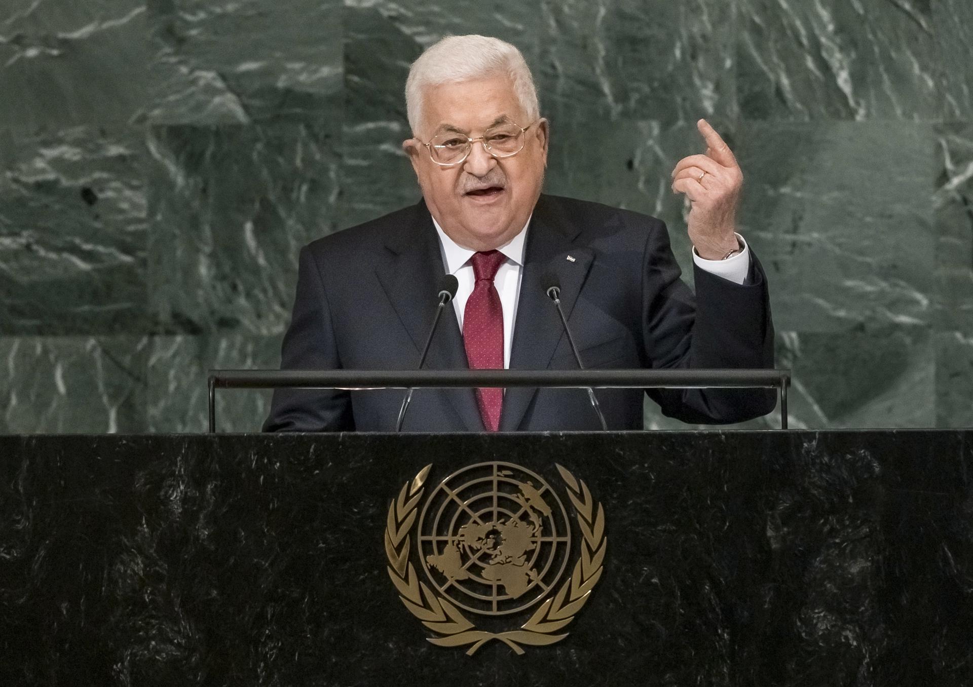 Foto archivo. Mahmoud Abbas. EFE/EPA/JUSTIN LANE