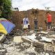 Denpasar (Indonesia), 21/01/2025.- Vista de los destrozos causados por un deslizamiento de tierra en Bali. EFE/EPA/MADE NAGI