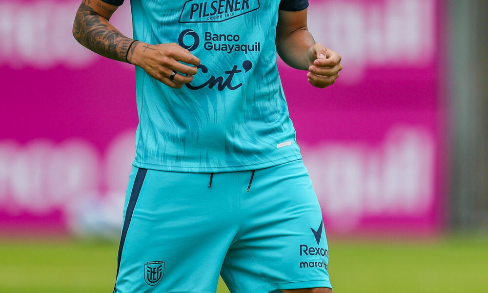 Fotografía de archivo del jugador de la selección Sub-20 de Ecuador, Kendry Paez. EFE/José Jácome