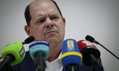 Fotografía de archivo del presidente de la Federación Panameña de Fútbol (Fepafut), Manuel Arias. EFE/ Bienvenido Velasco