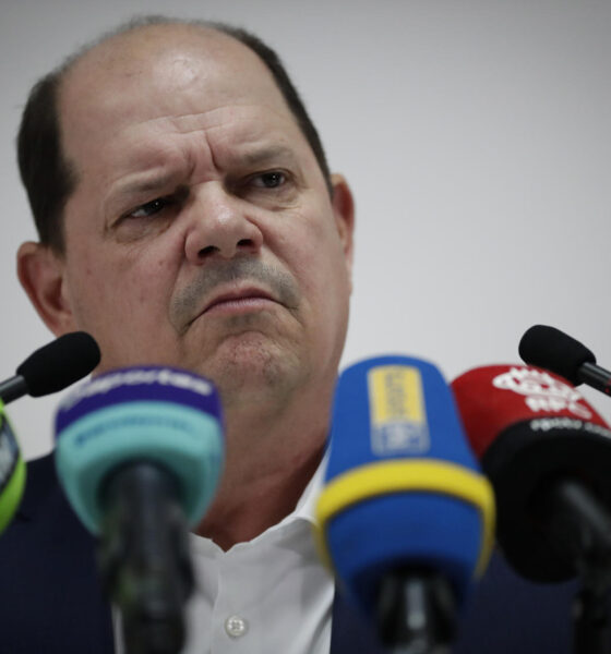 Fotografía de archivo del presidente de la Federación Panameña de Fútbol (Fepafut), Manuel Arias. EFE/ Bienvenido Velasco