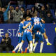 Los jugadores del Espanyol celebran un gol en el estadio de RCDE Stadium. en Barcelona, en una foto de archivo. EFE/Marta Pérez