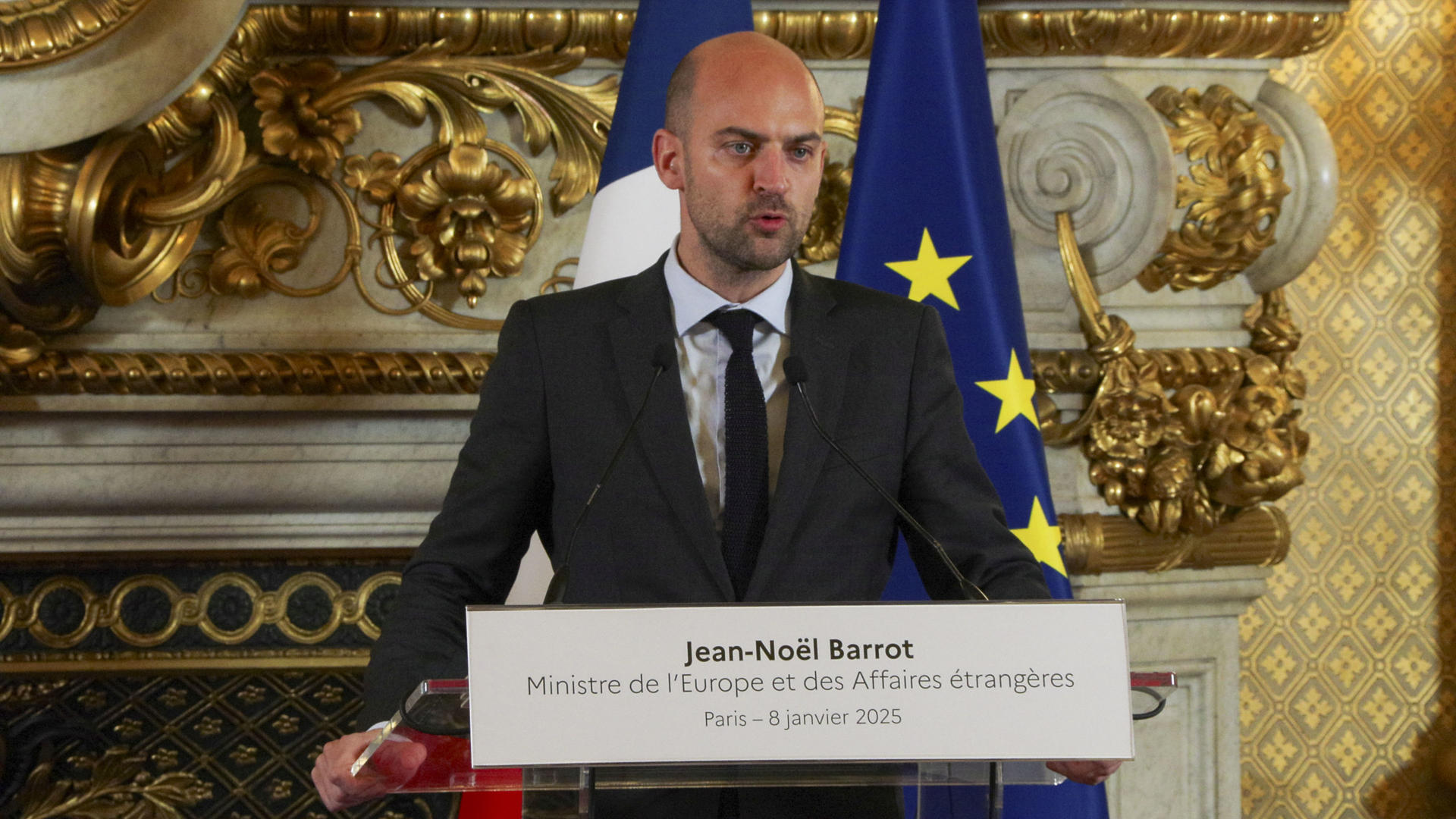 Imagen del ministro francés de Exteriores, Jean Noël Barrot,
EFE/Edgar Sapiña Manchado