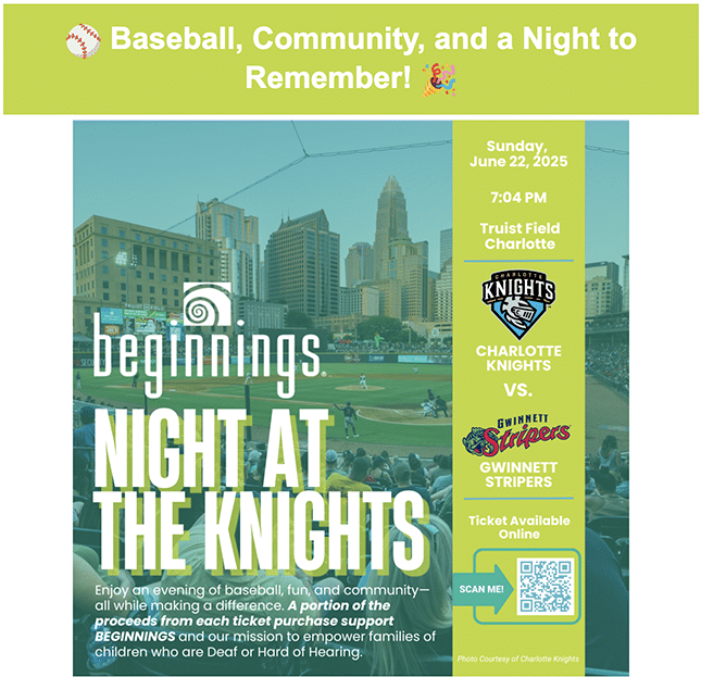 Noche de BEGINNINGS con los Charlotte Knights