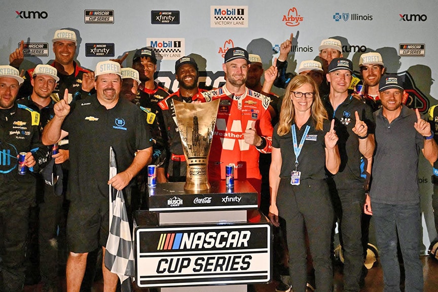 Shane van Gisbergen triunfa en Chicago