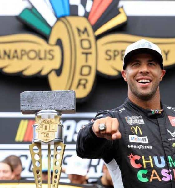 Bubba Wallace saca victoria en Indianapolis