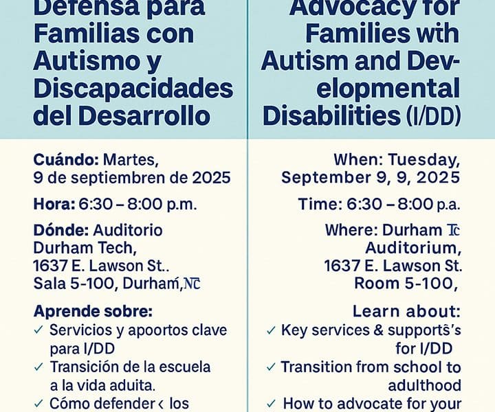 Compartirán recursos sobre discapacidades del desarrollo