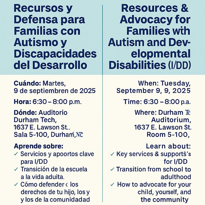 Compartirán recursos sobre discapacidades del desarrollo
