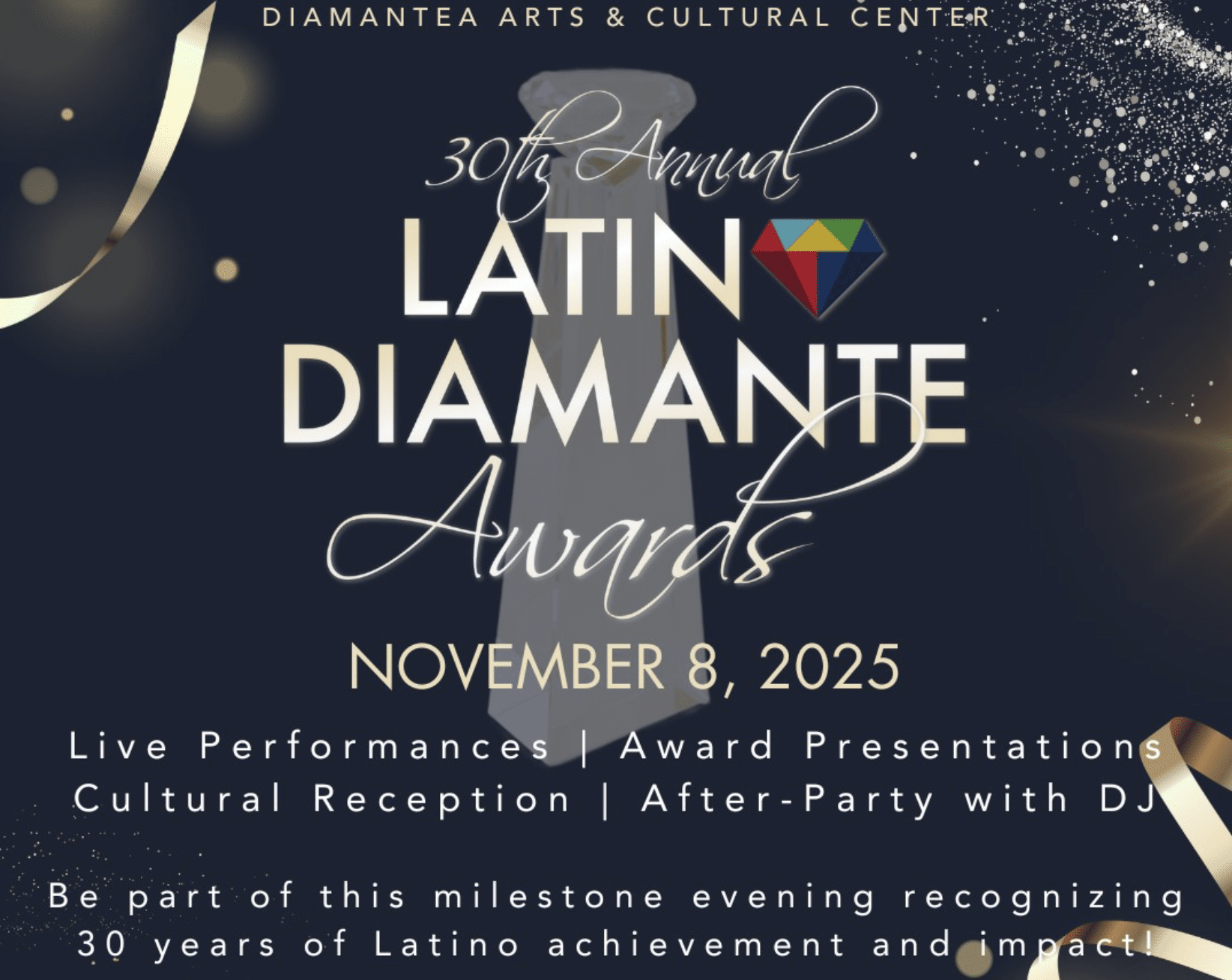 Premios Diamante se entregarán el 8 de noviembre