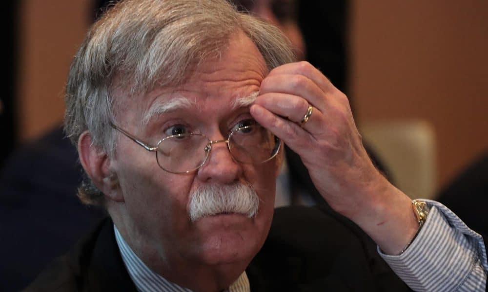 Fotografía de archivo del 6 de agosto de 2019 del entonces asesor de Seguridad Nacional de la Casa Blanca, John Bolton, en Lima (Perú). EFE/ Paolo Aguilar