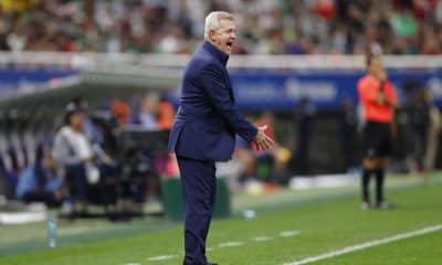 Javier Aguirre, seleccionador de México, durante el amistoso ante Ecuador en el Estadio Akron, en Guadalajara. EFE/Francisco Guasco
