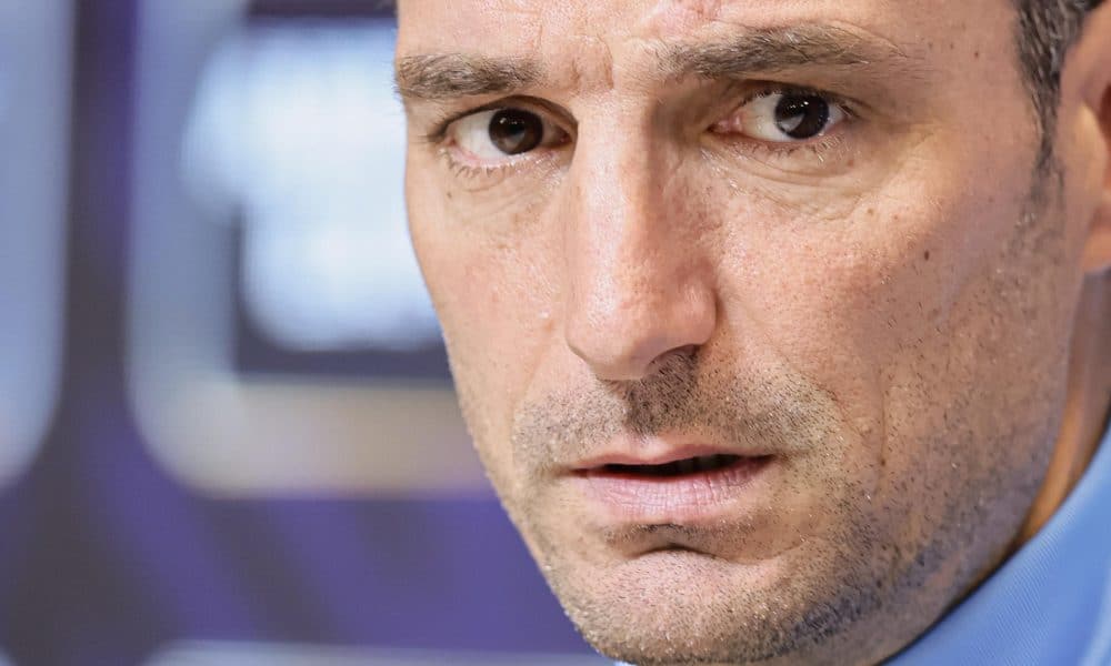El entrenador de la selección argentina, Lionel Scaloni, en una imagen de archivo. EFE/ Juan Ignacio Roncoroni