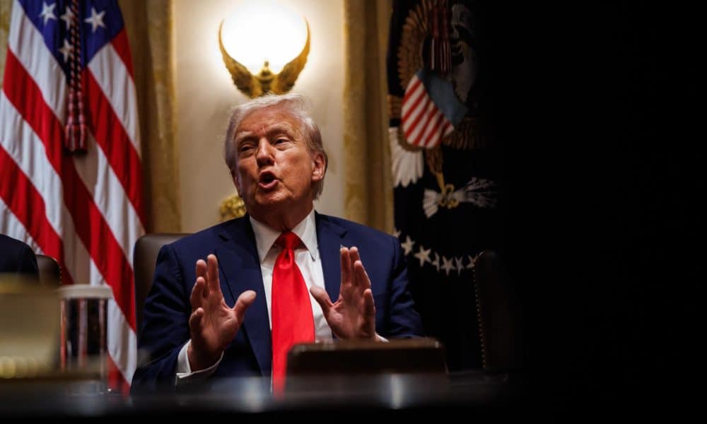 El presidente de Estados Unidos, Donald Trump. EFE/Samuel Corum