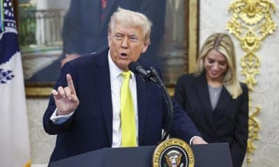 El presidente de EE.UU., Donald Trump. EFE/EPA/JIM LO SCALZO / POOL