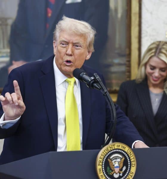 El presidente de EE.UU., Donald Trump. EFE/EPA/JIM LO SCALZO / POOL