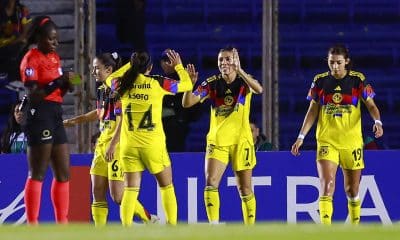 La española Irene Guerrero convirtió un gol de último instante para darle al América un triunfo por 1-2 sobre las Rayadas de Monterrey este lunes en el cierre de la decimocuarta jornada del Apertura 2025 del fútbol mexicano de mujeres. Imagen de archivo. EFE/ Sáshenka Gutiérrez