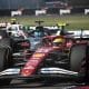 El británico Lewis Hamilton de Ferrari, compite en el Gran Premio de México de la Fórmula Uno este domingo, en el Autódromo Hermanos Rodríguez en Ciudad de México (México). EFE/ José Méndez