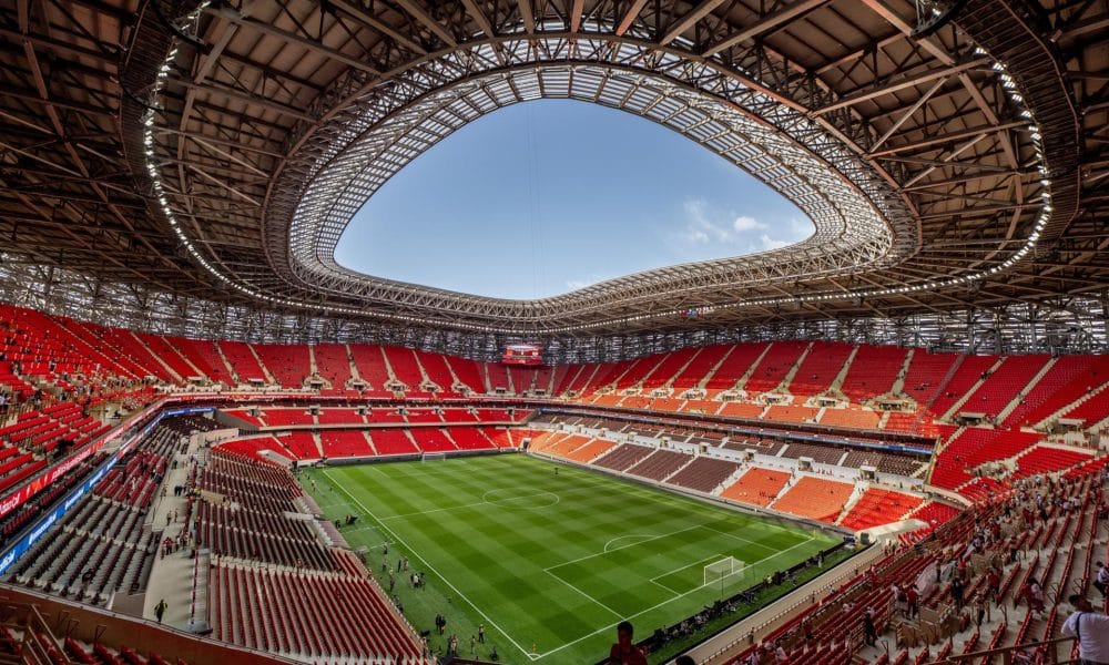 Vista del nuevo estadio Príncipe Moulay Abdellah de Rabat, donde se disputó el partido de la fase de clasificación del Mundial 2026 entre Marruecos y Niger, el pasado 5 de septiembre. EFE/EPA/JALAL MORCHIDI